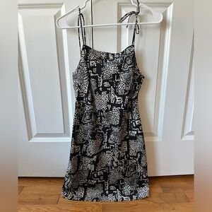 Satin loose dress